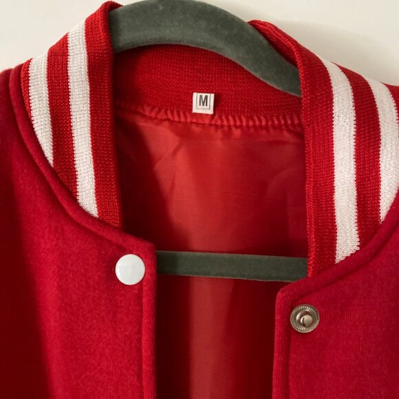 Decrum Letterman Jacket Women - Varsity Jacket Bomber Light Weight - Picture 4 of 4